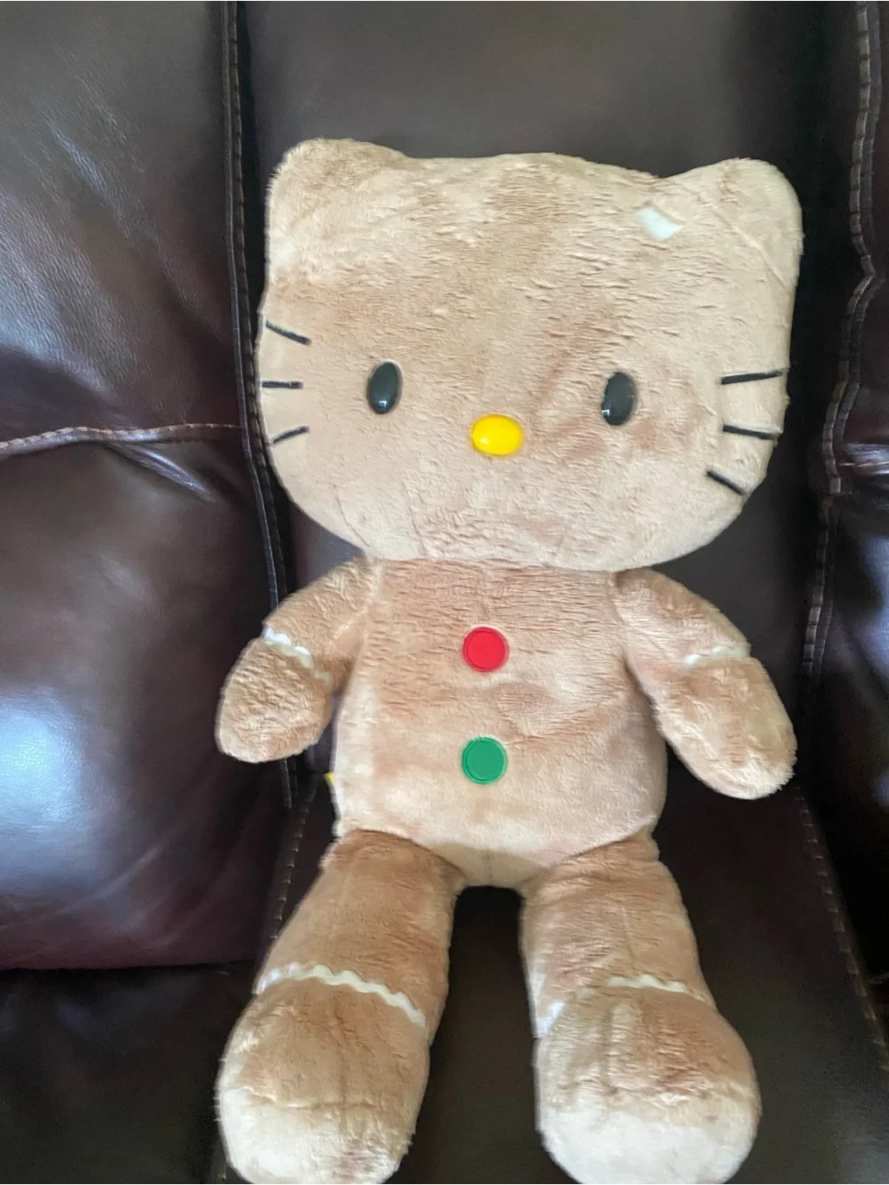 Build A Bear Gingerbread Hello Kitty Plush 2012 Holiday Limited Edition Rare 19”